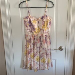 Guess Pink and White Dress